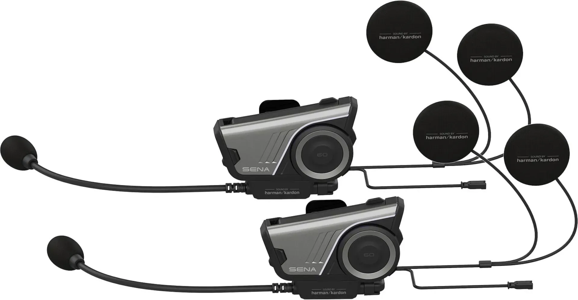 Sena 60S Sound by Harman Kardon Bluetooth Communicatie Systeem Dubbele Set