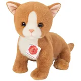 Teddy-Hermann Teddy Hermann Babykatze rot 24 cm, Kuscheltier, Plüschtier, mit recycelter Füllung