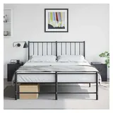 vidaXL Nachtschrank 2 Stk. 34,5 x 39 x 44 cm Schwarz