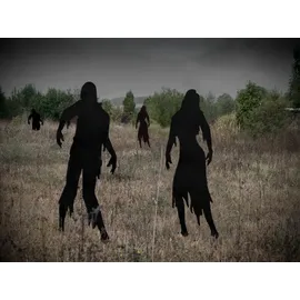 Europalms Silhouette Metall Zombie Mann 135 cm