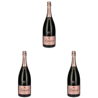 Lanson Le Rosé Roséchampagner (1 x 1, 5 l) (Packung mit 3)