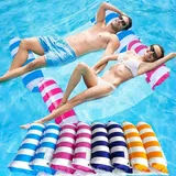 Pool Floats – Aufblasbare Pool Floats für Erwachsene, 4 in 1 Hängematte, Pool Floats, Wasserhängematte, Poolliege für Erwachsene, Urlaub - Gabrielle