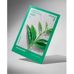 Innisfree Grüner Tee-Energiemasken-Set. exklusiv für Reisen (22 ml x 10 Blätter)