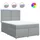 vidaXL Boxspringbett 140 x 200 cm Hellgrau
