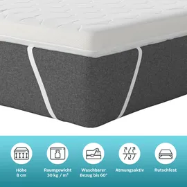 OTTO home Polly Plus XXL ECO Topper 180 x 200 cm weiß