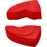 Knipex Kunststoffbacken 86 mm Chrom/Rot 3 Paar