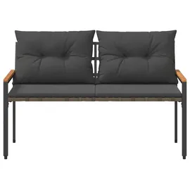 vidaXL Bank 116 x 67,5 x 72 cm Grau