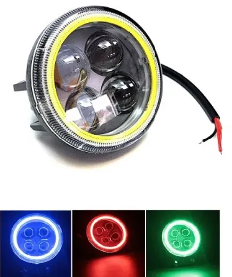 LED-Halogenlampe, rund, 3 Farben, 20 W, 8331-2