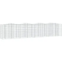 furnicato Gabonen-Hochbeet 400 × 50 × 100 cm
