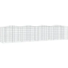 furnicato Gabonen-Hochbeet 400 × 50 × 100 cm