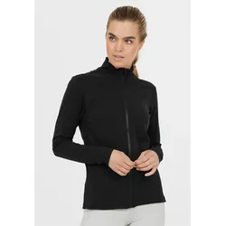 Laufjacke ENDURANCE "Katie", Damen, Gr. 42, schwarz, 80% Polyamid, 20% Elasthan, unifarben, sportlich, normal, hoch geschlossener Ausschnitt, Langarm, Jacken, in schnell trocknender Qualität