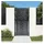 vidaXL Gartentor 105 x 180 cm Anthrazit/Stahl