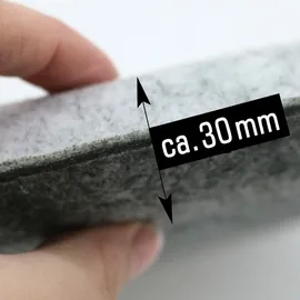 Dune Design DuneDesign Stuhlkissen Ø 35 x 3 cm Grau