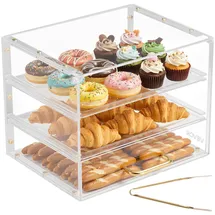 Vevor Vitrine 3-stöckig 33 x 26 x 26 cm Transparent