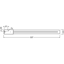 Osram Dulux L 25W/840 2G11 Lichtfarbe 4000K