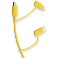 Pantone Kabel m USB A Micro-USB B/Lightning Weiß