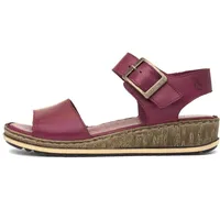 Hush Puppies Damen Ellie Sandale, dunkelrot, 36 EU - 36 EU