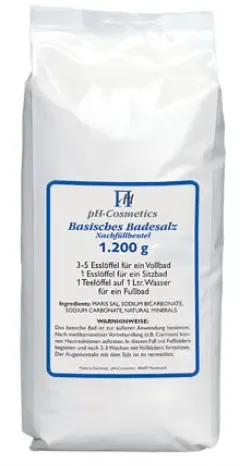 Basisches Badesalz (1200 g - Nachfüllpack) - pH-Cosmetics