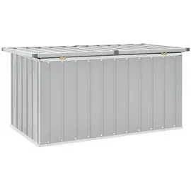 vidaXL Gartenbox Grau 129x67x65 cm