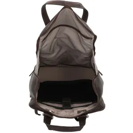 Harold's Campo Rucksack Leder 45 cm Laptopfach braun