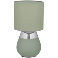Relaxdays Tischlampe Grün