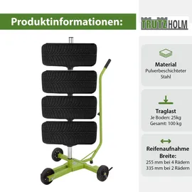 Trutzholm Felgenbaumwagen 60x83x119 cm Traglast 100 kg