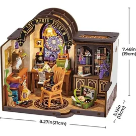 ROBOTIME Rolife 3D-Holz-Puzzle DIY Miniature House The Magic Study