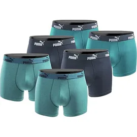 Puma Boxershorts blau/grün M 6er Pack