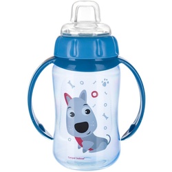 Canpol babies Cute Animals Training Cup Trainingsbecher mit Griffen 6m+ Dog 320 ml