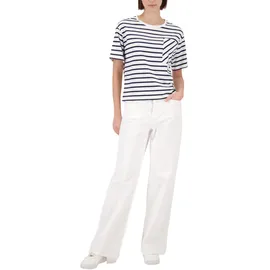 Monari T-Shirt mit Brusttasche Weiß 38