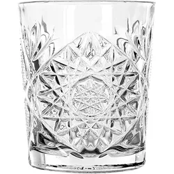 Tumbler-Glas LIBBEY "Libbey Trinkglas 12er Set -HOBSTAR-", transparent, H:10,50cm Ø:9,00cm, Glas, Trinkgefäße, 355 ml, hochwertig verarbeitet, in eleganter Vintage-Optik