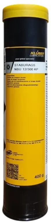 Klüber STABURAGS NBU 12/300 KP, 400g Kartusche