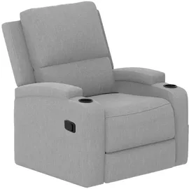 OTTO home Relaxsessel Napori Polyester 87 x 105 x 94 cm Grau mit Relaxfunktion