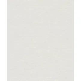 Rasch Textil Vliestapete Leinenstruktur 53 cm x 10 m 1 St Weiß 34193