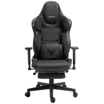 Trisens Chair Racing Chefsessel Schwarz