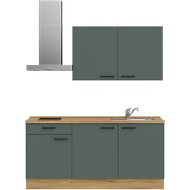 Nobilia Küchenzeile Easytouch I 180 cm grün