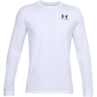 Under Armour Sportstyle Left Chest LS White