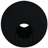 Brumberg LED-Wandeinbauleuchte rund schwarz