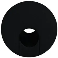 Brumberg LED-Wandeinbauleuchte rund schwarz