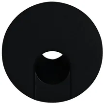 Brumberg LED-Wandeinbauleuchte rund schwarz