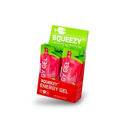 SQUEEZY Energiegel Energy Gel Himbeere 33g | 12 Beutel Box