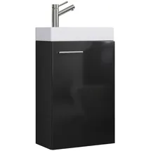 VCM Badmöbel-Set »Slito«, 2-teilig - Schwarz,