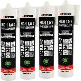 TECPO Montagekleber High Tack 4 x 455 g