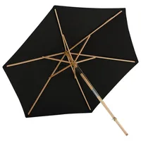 Gardenson Sonnenschirm Corypho ca. 250x232 cm Schwarz