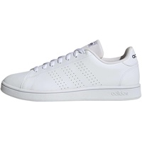 adidas Herren Advantage Base Court Lifestyle Shoes Sneaker, FTWR White/FTWR White/Shadow Navy, 44 EU