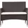 vidaXL Garten-Lounge-Set 5-tlg. braun 45892