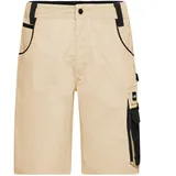 Arbeitsshorts "JN835" - 48 - stone/black