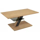 58 aufm Kessel COUCHTISCH höhenverstellbar Cody 100x47x60 Massivholzfurnier Wildeiche | Gr.: onesize