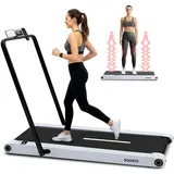 SQUATZ Walking Pad Laufband mit Vibrationsplatte, klappbares Laufband für Zuhause und Home Office, Fernbedienung, LED Display, leiser Motor, bis 120 kg