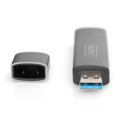 Digitus Dual Cardreader, USB-A 3.0/USB-C 2.0 [Stecker] (DA-70886)